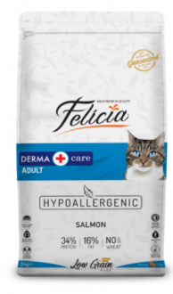 Felicia Derma Care Somonlu Yetişkin 2 kg Kedi Maması kullananlar yorumlar